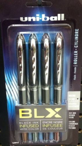 Uni-Ball Vision Elite BLX Rollerball Ink Pens: 4 Pack - FREE Shipping!