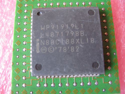 Lot of 10pcs. N80C188XL-10 IC electronic components PLCC CPU microprocessor