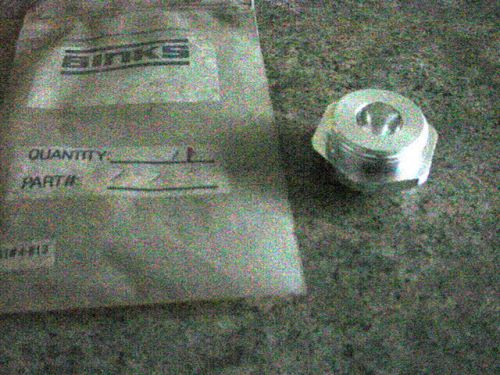 Binks hex nut cap part no. 37-705 nos airless paint gun sprayer parts for sale