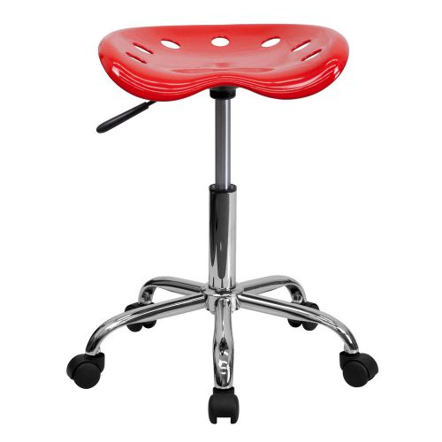 Flash Furniture Vibrant Tractor Seat and Stool Red