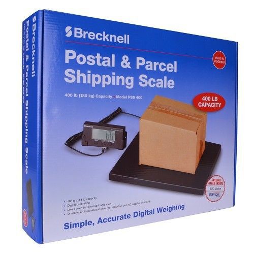 Brecknell PSS-400 USPS Fedex UPS DHL Postal Parcel Shipping Scale up to 400 lbs