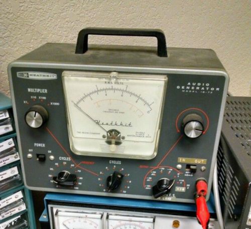 Heathkit audio generator  ig-72 great shape! Works!
