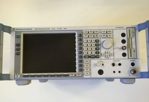 Rohde &amp; Schwarz FSU 20Hz to 3.6GHz  Spectrum Analyzer with Opt FS-K5
