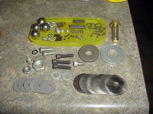 Nos binks parts lot allen screws washers clips pins keys nuts bolts hardware set for sale