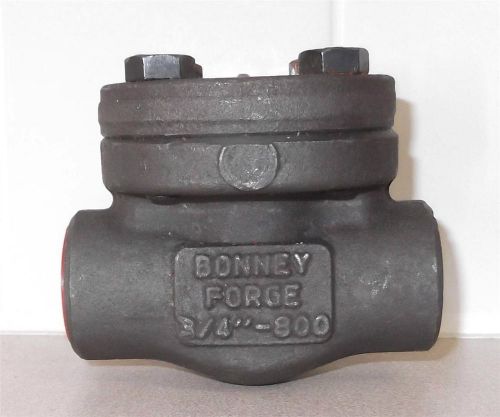 Bonney forge a105n piston check valve 3/4&#034;  fign hl41  bolted bonnet socket weld for sale