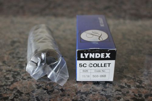 Brand new - lyndex 5c collet - size 15/16&#034;, 500-060 for sale