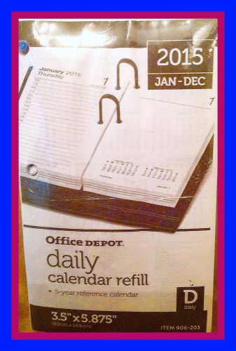 Daily calendar refill 3.5 x 5.875 in