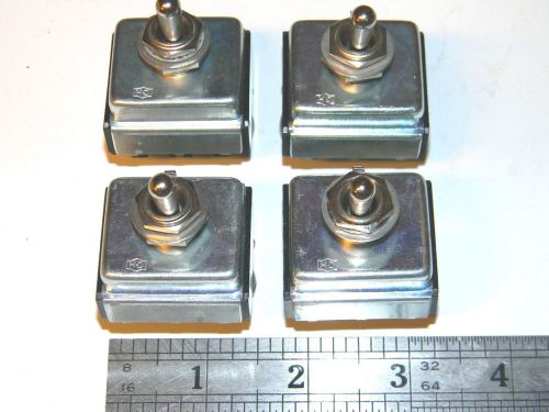 Aviation avionics toggle switches, lot of 4pcs. us made by cutler-hammer, 4pst for sale
