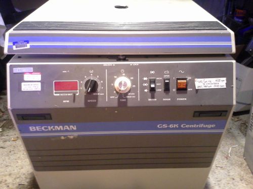 Beckman GS-6K Centrifuge and misc. Parts  AS IS