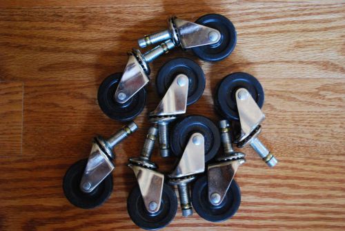 NOS CHAIR WHEEL CASTERS LOT OF 8