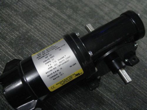 Baldor motor cb-0, ratio 58:1, type 2314p .04hp, 90vdc, .53amp, 30rpm, 38lb-ft for sale