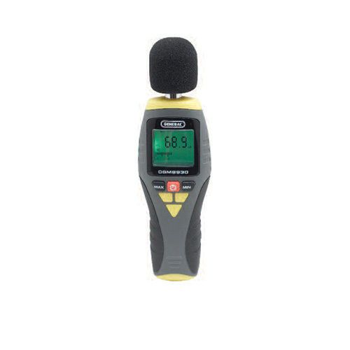 General DSM8930 100 Hz To 8.3 Khz Digital Sound Level Meter