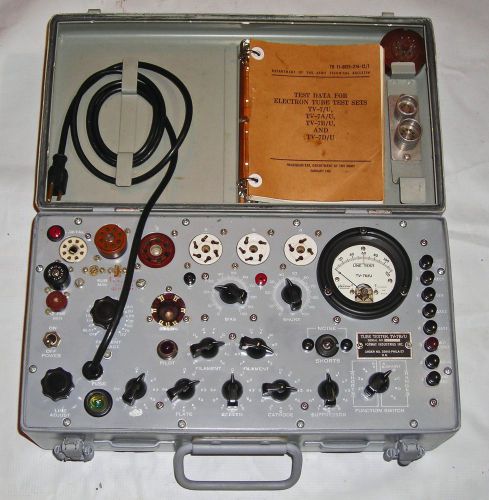 TV-7B/U TV-7B TUBE TESTER IN WORKING CONDITION. RECENTLY CHECKED &amp; CALIBRATED