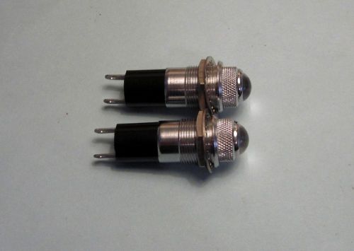 Pair of Vintage Dialco 75W 125V Indicator Lights Never Used