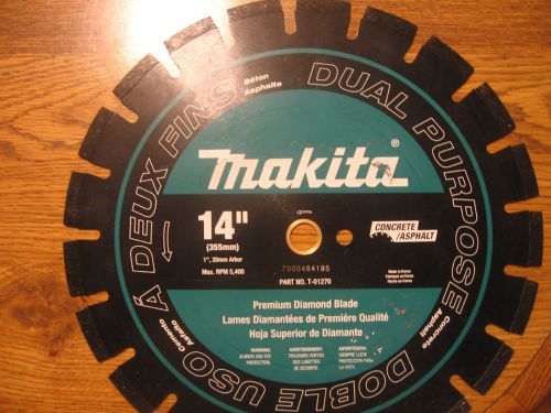 new makita 14 inch concrete/asphalt diamond sawblade