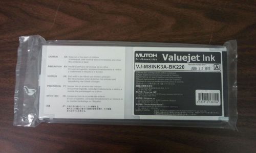 Mutoh ValueJet Eco Ultra Ink BLACK  220 ml OEM Cartridge