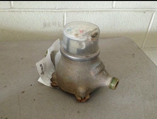 Rockwell 5/8&#034; water meter flow monitor  brass body steel bottom for sale