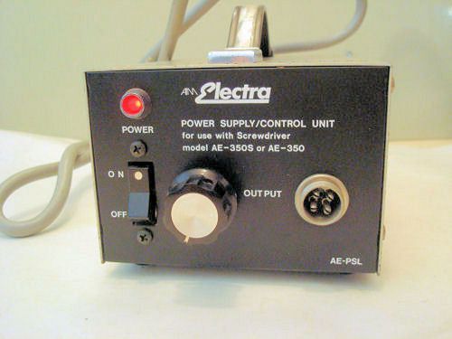 Electra AE-PSL Power Supply Control Unit for Single Torque Screwdriver