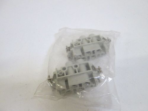 LOT OF 2 HARTING FEMALE CONNECTOR HAN K4/2F *NEW IN BAG*
