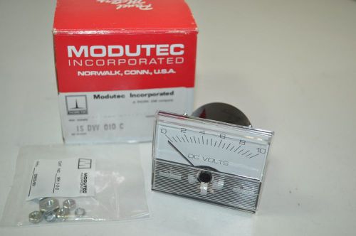 Modutec 0-10 DC Volt Panel Meter 2.25&#034; x 1.75&#034; Model# ISDMV010C
