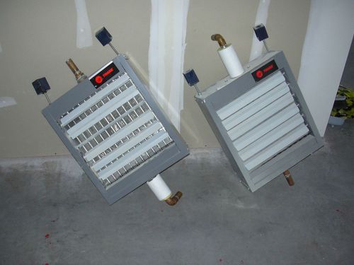 (2)Trane steam/hot water unit heaters