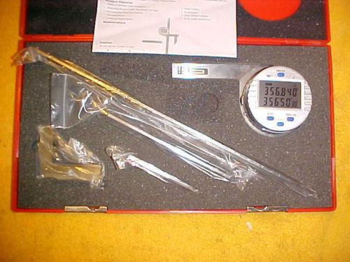 SPI DIGITAL UNIVERSAL 360 DEGREE PROTRACTOR W/CASE &amp; INSTRUCTIONS