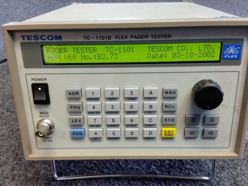 Tescom TC-1101B FLEX Pager Tester