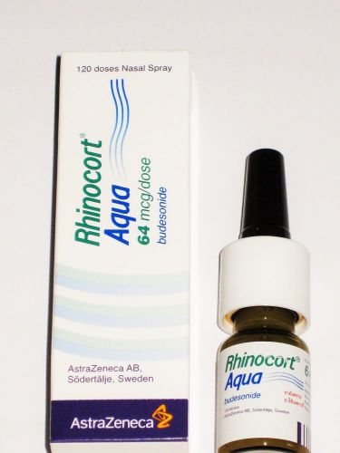 Rhinocort Aqua 120 Doses x 64 mcg Nasal Spray for Treatment of Nasal Polyps