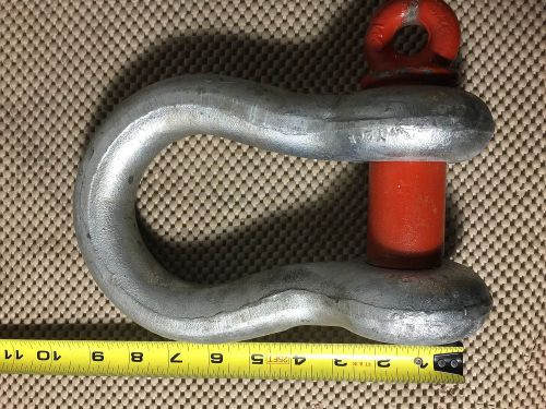 Cm - shackles nominal chain size: 1-3/8 load limit (tons): 21 for sale
