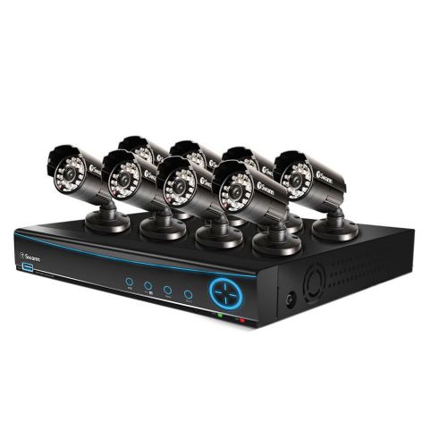 Brand new - swann 16-channel 960h dvr with eight 700tvl security cameras for sale