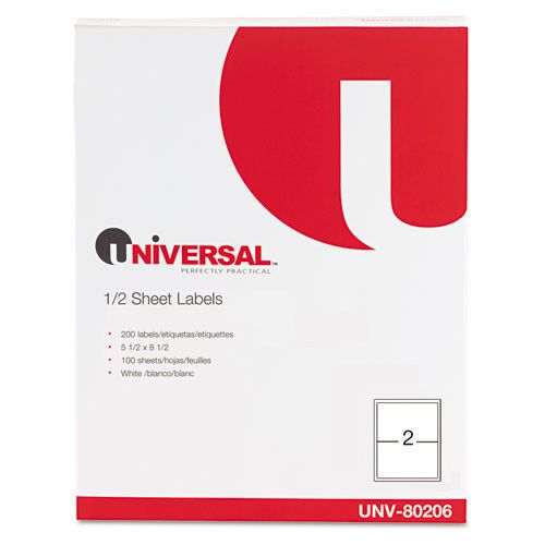 Universal Inkjet / Laser Printer Labels (200 Pack)