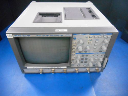 Lecroy 9314m 300 mhz oscilloscope100ms/s 50 kpts/ch for sale