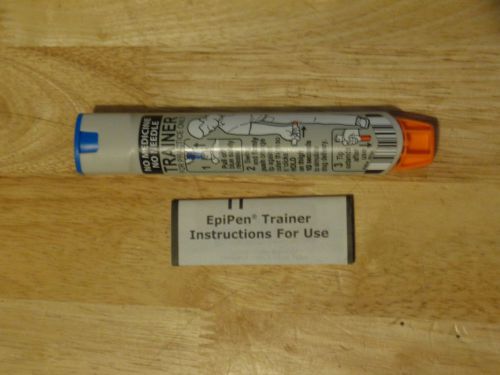 Epi-Pen (EpiPen) Auto-Injector Reusable- Epinephrine Trainer w/ Instructions