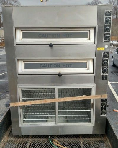 Pizza oven with proofer