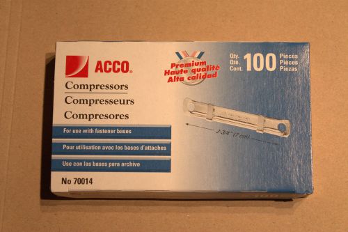 2.75&#034; Premium ACCO Compressors 100 in Box