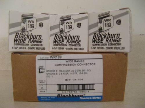 Lot of 25 blackburn wr189 h-tap crimp connectors for sale