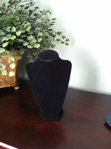 Set / lot of  7 black velvet necklace &amp; braceet display holders for sale