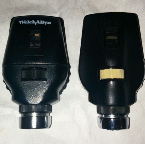 (2) Welch allyn 3.5 ophthalmoscope REF 11710 &amp; 11610