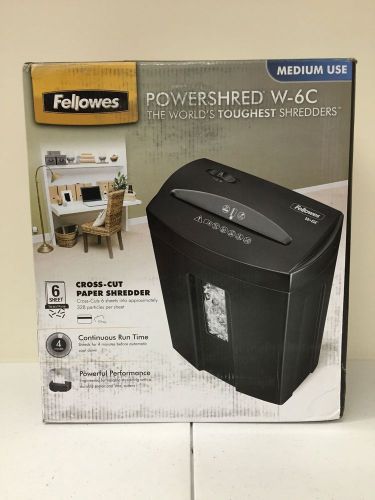 Fellowes Powershred W-6C -- 043859638178
