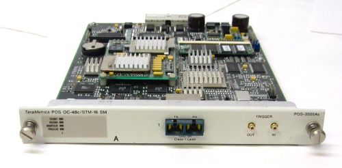 Spirent SmartBits TeraMetrics OC-48c/STM-16 SM POS-3505As Module 53582