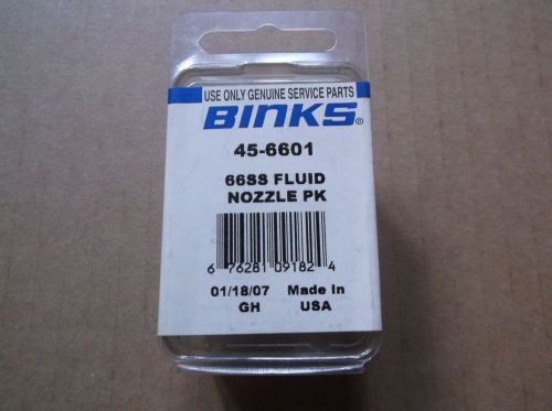 Binks 45-6601 66SS Fluid Nozzle PK
