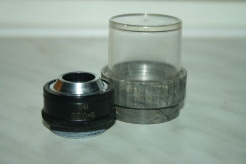 LOMO Microscope objective 9x0,20 27mm