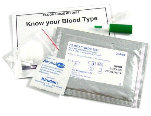 (5) Blood Typing Test Kits Type Testing Kits EldonCard