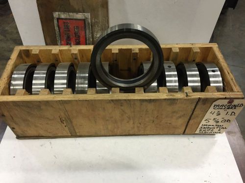 HAMILTON INDUSTRIAL KNIFE AND MACHINE MACHINED COLLARS 4 7/8&#034;I.D. 5 5/8&#034;O.D.