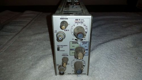 Tektronix 7A18 Dual Trace Amplifier Oscilloscope Plug In Module Plug-in