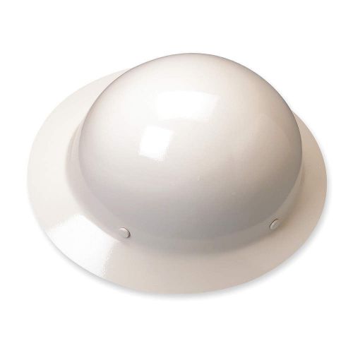Hard Hat, FullBrim, NonSlotted, White 475408