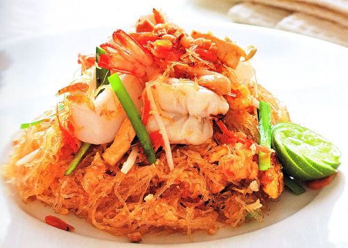 Street Food Recipe Cuisine Pad-Thai-Fried Noodle Shrimp Delivery FREE SHIPPING 3