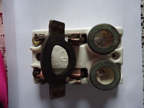 1917  T.E.M..Co.FUSED ENTRANCE BREAKER 240 VOLT,2-LINES WITH 1911-19 ROUND FUSES