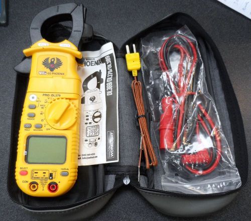 Uei pro dl379 g2 phoenix digital clamp on meter bundle with case/leads/manual for sale