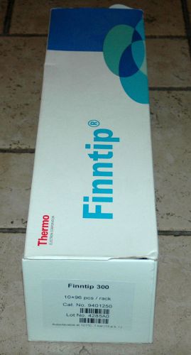 Rack of 8 Thermo Scientific 94012150 Finntip Pipet Tip, 5 to 300mL